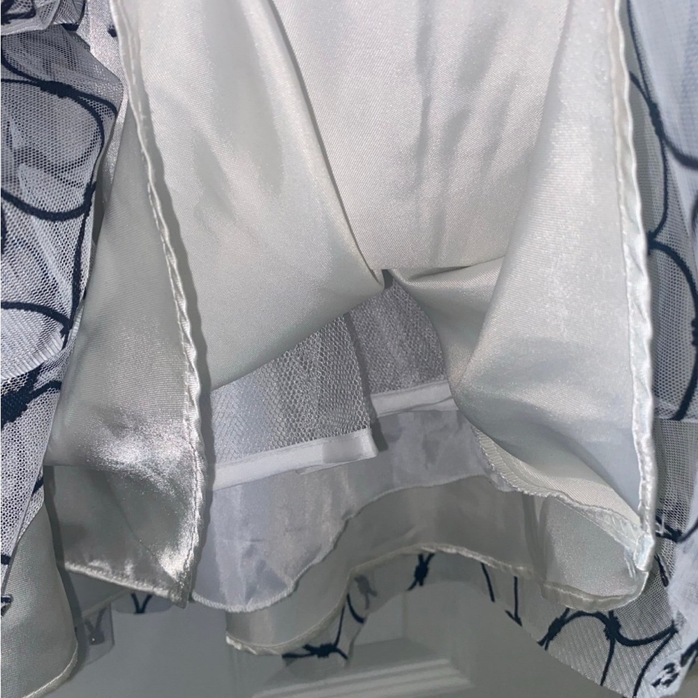 Jona Michelle girl velvet /tulle dress size 10 - Picture 8 of 10